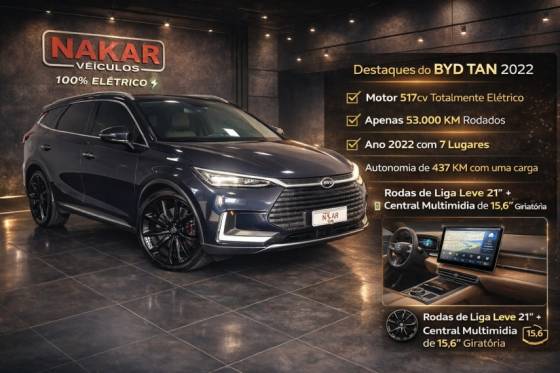 BYD TAN ELÉTRICO AWD BYD TAN ELÉTRICO AWD
